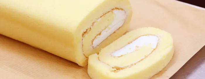 はなもも 名物のロールケーキ「大俵」